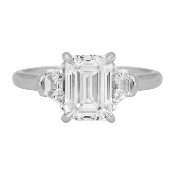 New 3.58 CTW Lab-Grown Diamond 3-Stone Engagement Ring