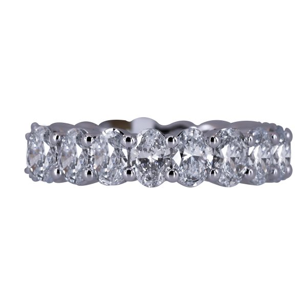 New 6.08 CTW Lab-Grown Oval Diamond Eternity Band