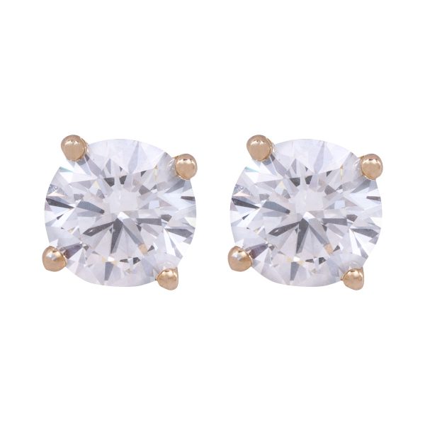 New 1.75 CTW Lab-Grown Diamond Stud Earrings