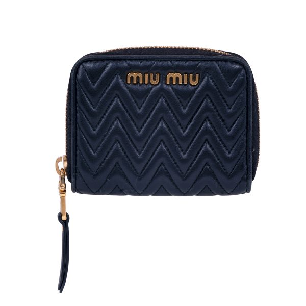 Vintage Miu Miu Matelasse Leather Wallet