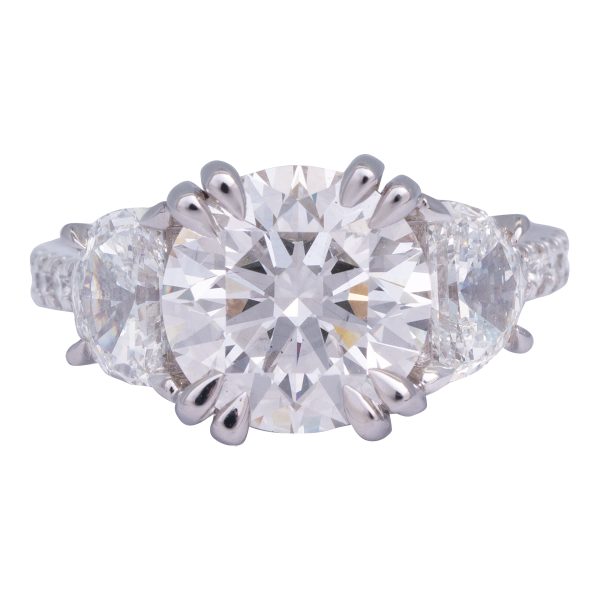 New 5.72 CTW Lab-Grown 3-Stone Diamond Engagement Ring