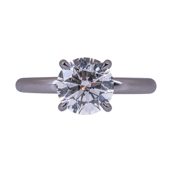 New 2.14 Carats Lab-Grown Diamond Solitaire Engagement Ring