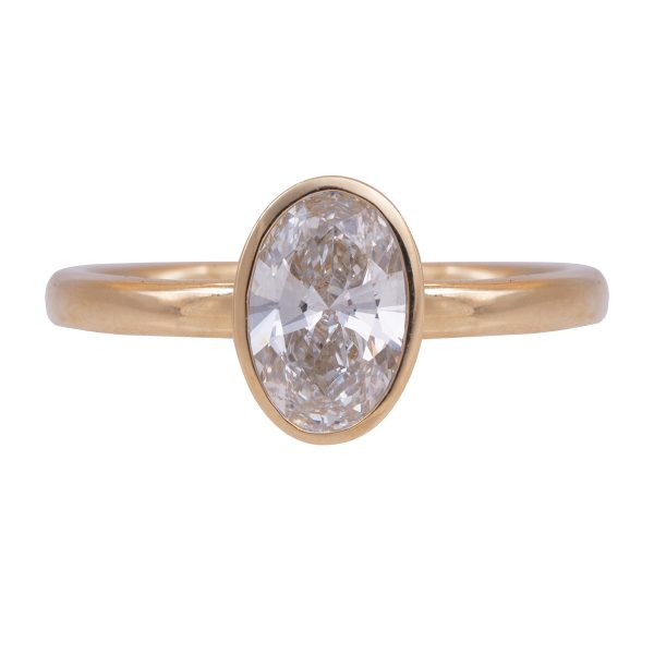 New 0.94 CT Lab-Grown Diamond Solitaire Ring