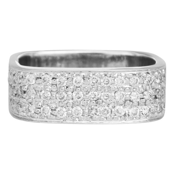 Vintage 0.50 Carats Diamond Pavé Band