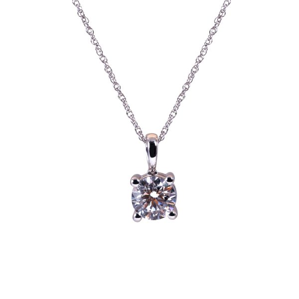 New 1.99 CT Lab-Grown Diamond Solitaire Pendant