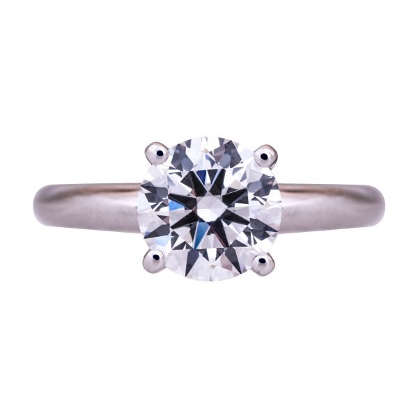 New 1.99 CT Lab-Grown Round Diamond Solitaire Engagement Ring