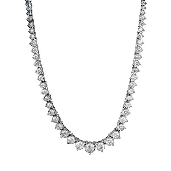 New 4.97 Carats Lab-Grown Diamond Tennis Necklace