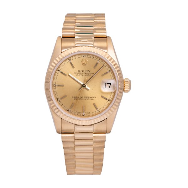 Pre-Owned Midsize Rolex Datejust President Watch