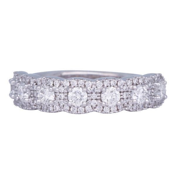 Vintage 1.50 Carats Diamond 7-Stone Ring