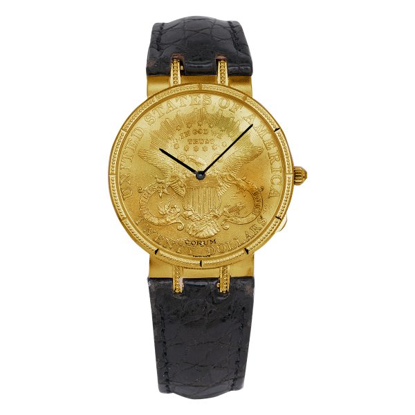 Pre-Owned Corum 1887 $20 US Gold Coin Watch, 25th Anniversary LE #5/75