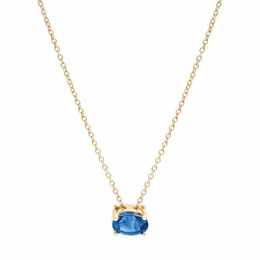 image of sapphire pendant necklace