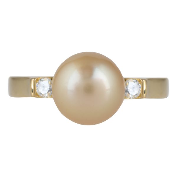 Vintage 0.10 CTW Diamond & Pearl Ring