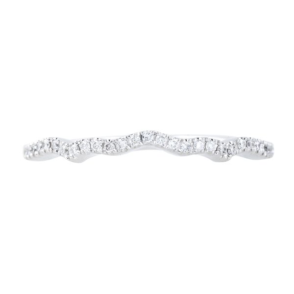 New 0.13 CTW Diamond Curved Anniversary Band