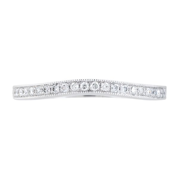 New Venetti 0.19 CTW Diamond Cuved Anniversary Band