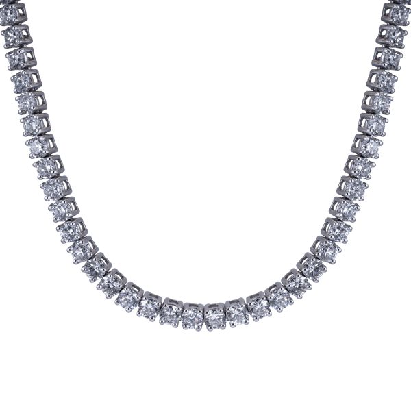 New 11.00 CTW Lab-Grown Diamond Tennis Necklace