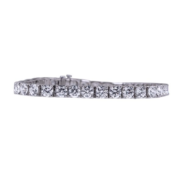 New 20.10 CTW Lab-Grown Diamond Tennis Bracelet