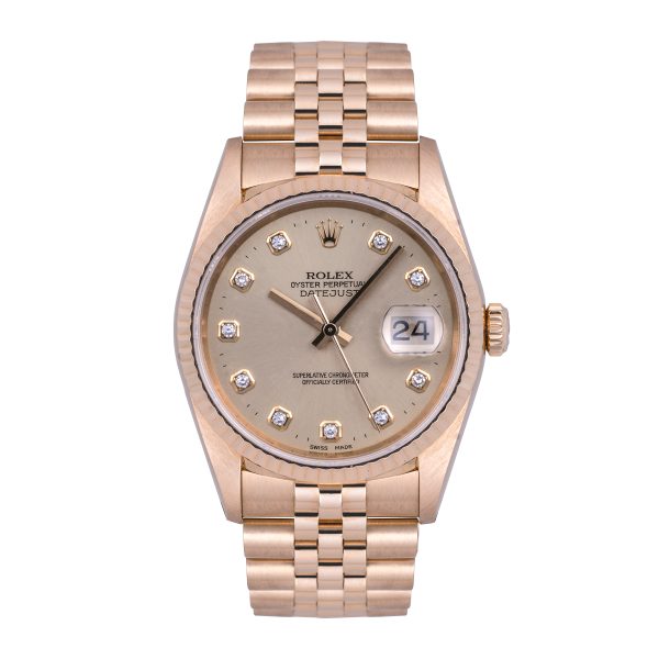 Pre-Owned Men's Rolex Datejust Watch Diamond Dial