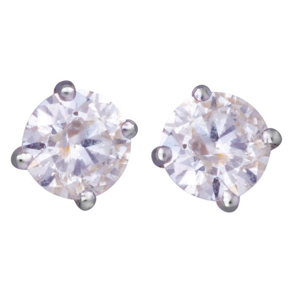 Vintage 0.40 Carats Diamond Earrings