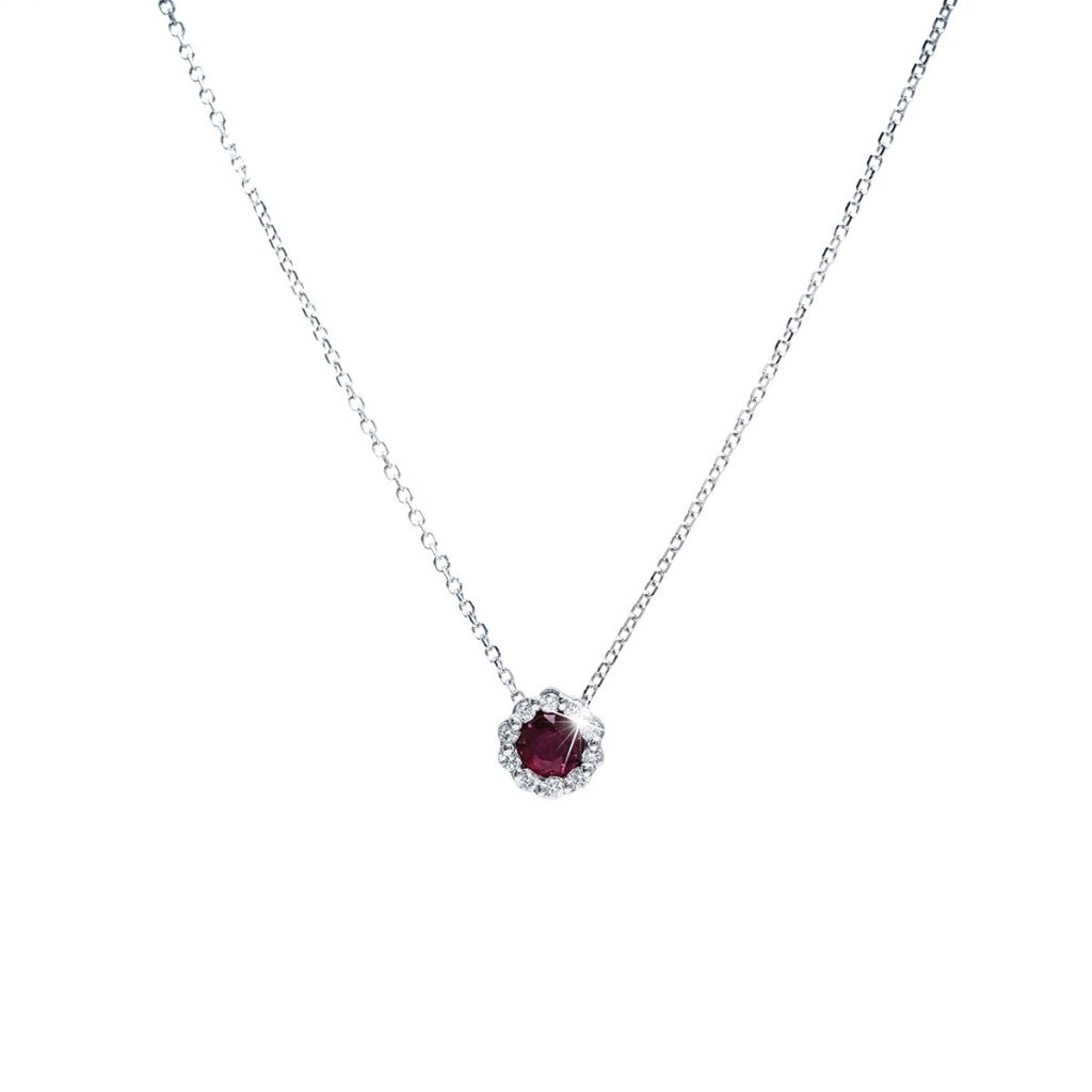 image of July birthstone necklace