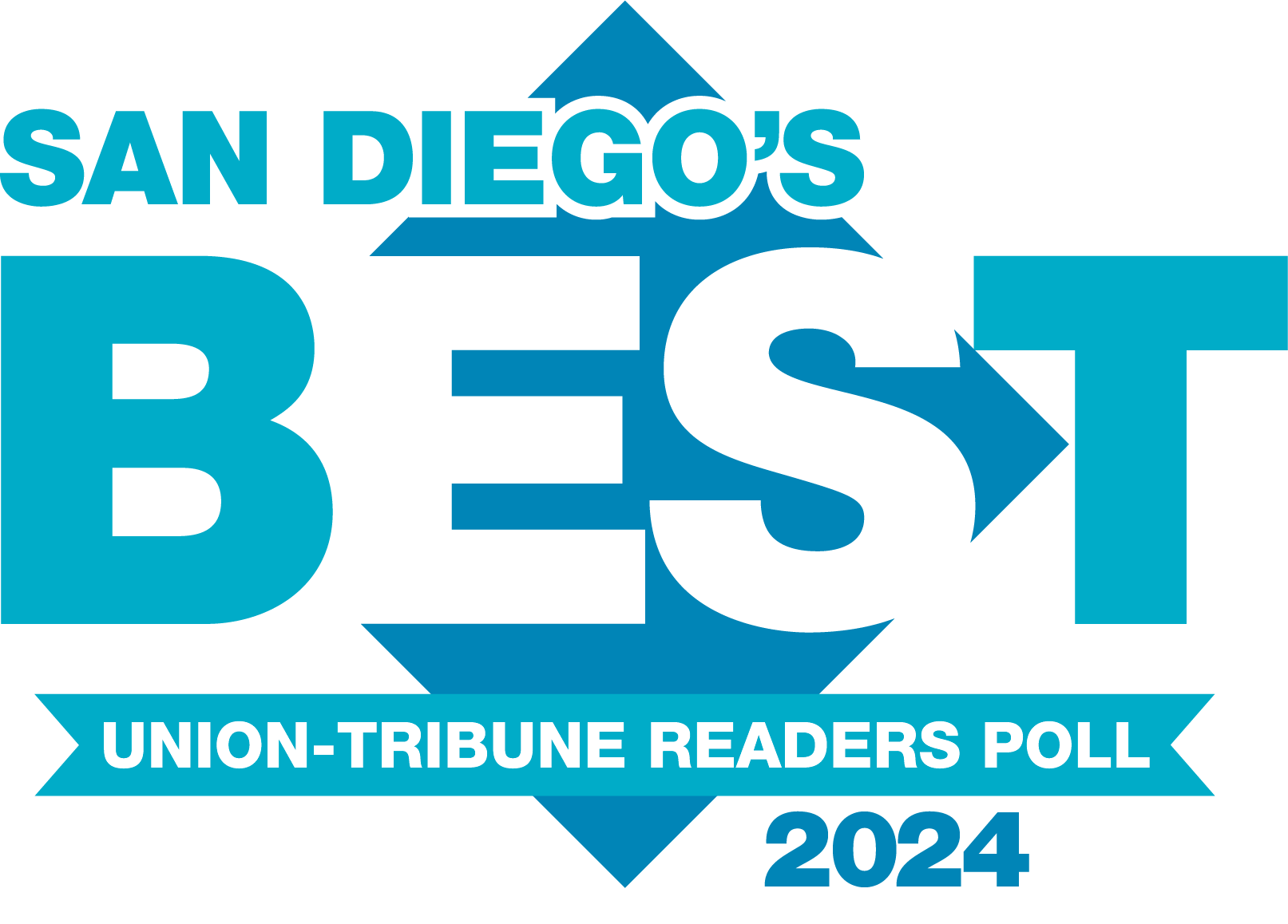 San Diegos Best 2024 logo from the Union-Tribune Readers Poll