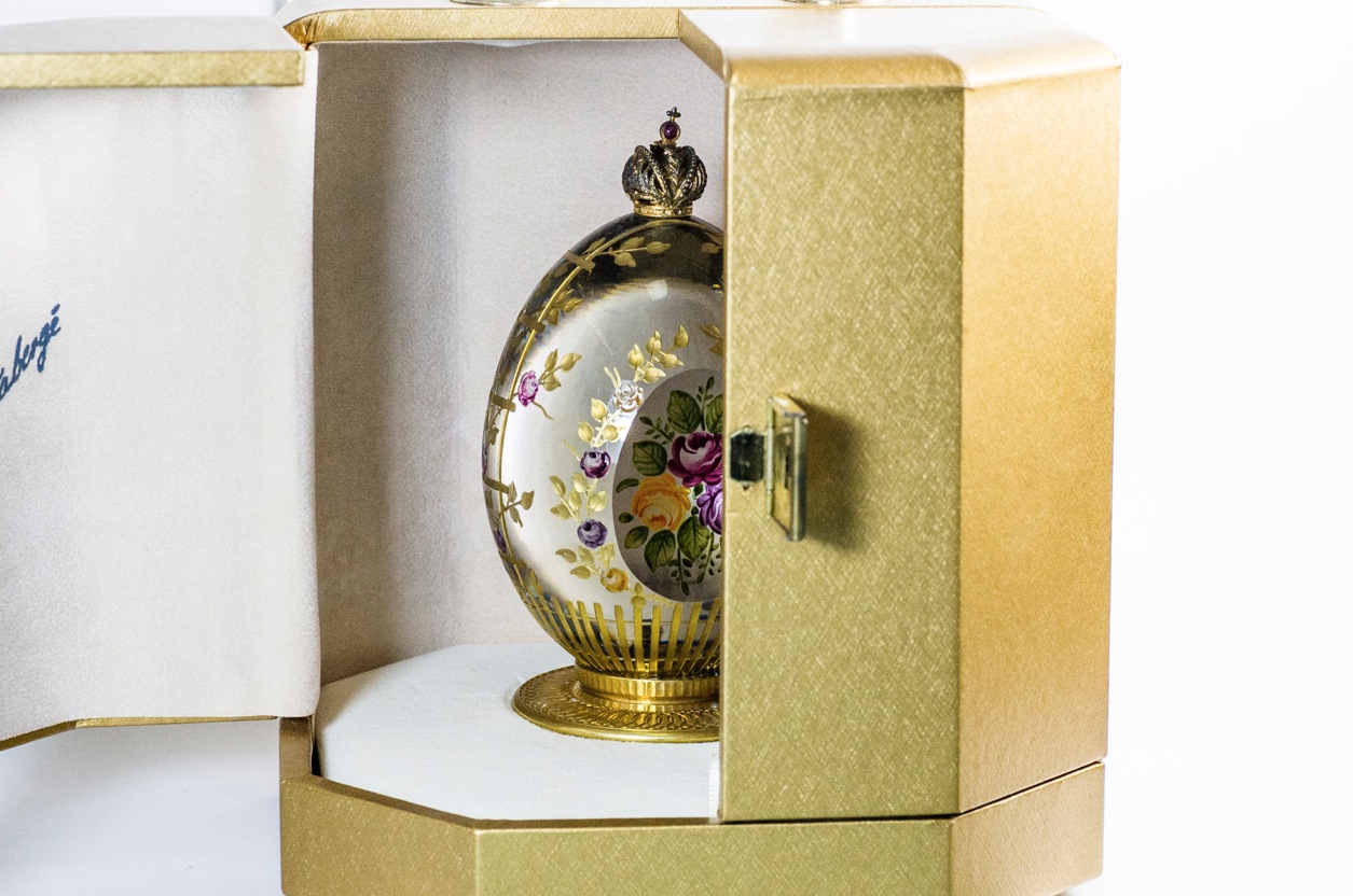 Fabergé Egg placed safely in a drawer.