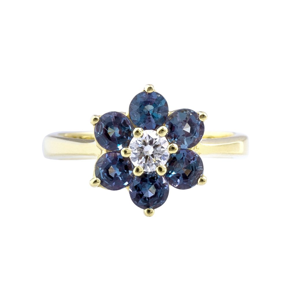 june birthstone alexandrite ring