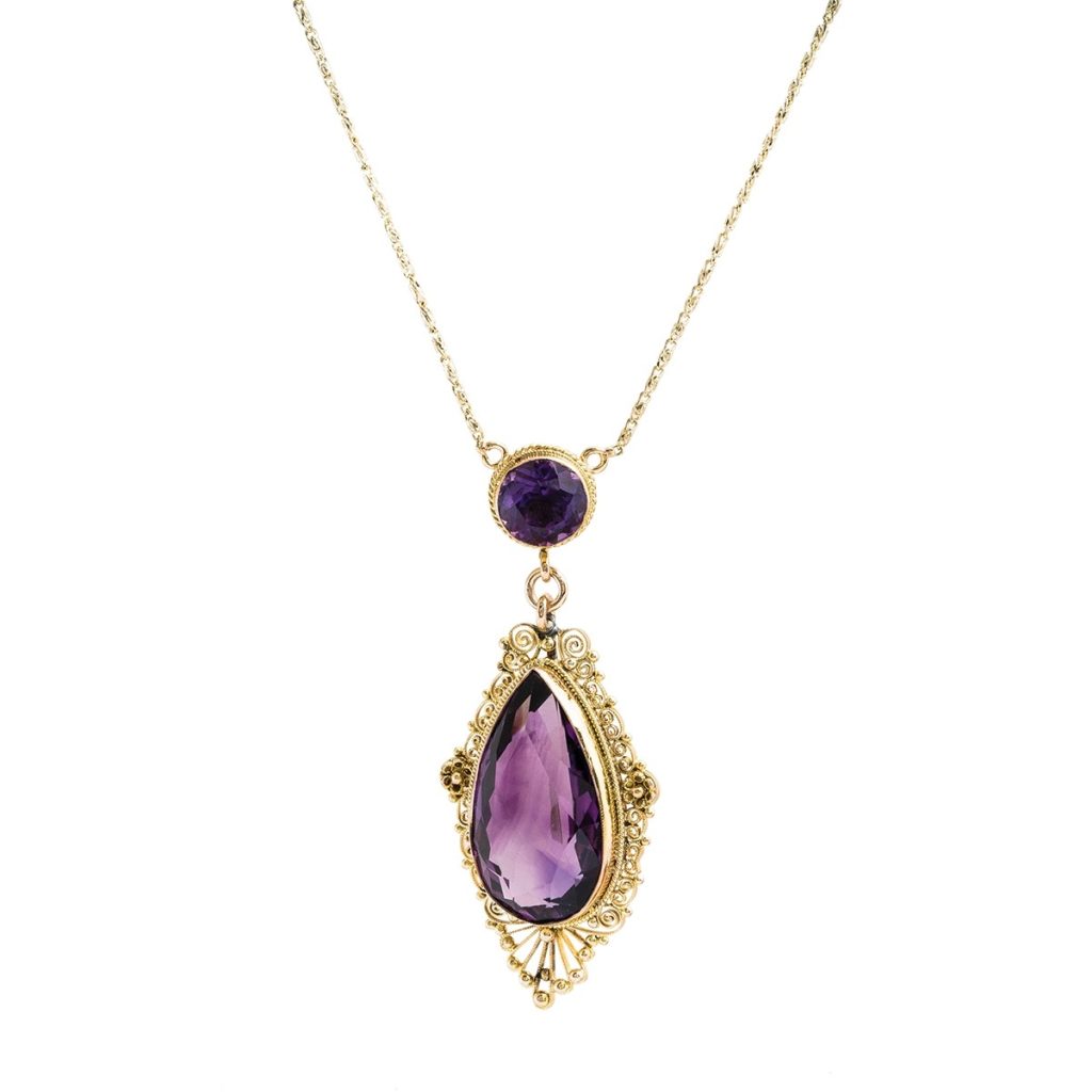 Amethyst necklace