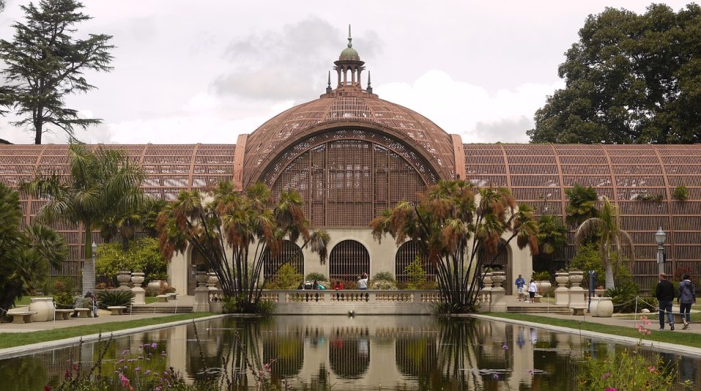 Balboa Park botanical gardens.