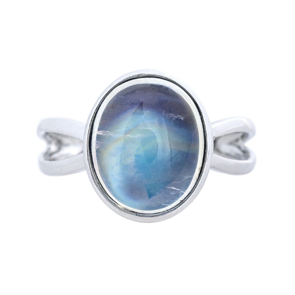 moonstone ring for a June birthstone gift