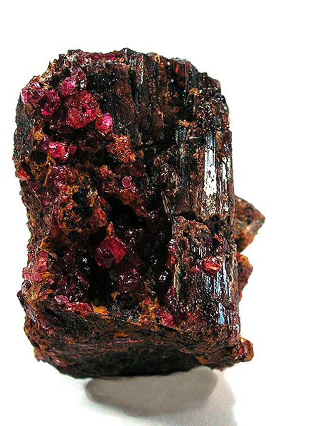 Rough uncut painite gemstone.