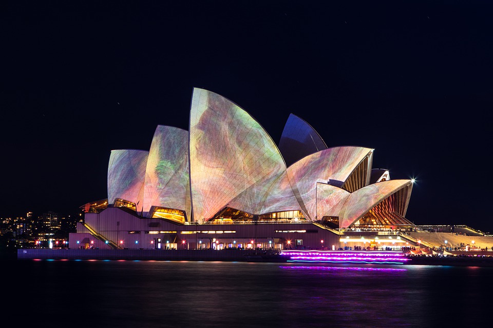 Sydney Opera House in Sydney, Australia.