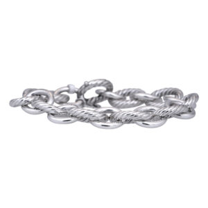 sterling silver link bracelet